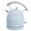 Image de Bouilloire vintage - SWEISS - KTL6 - 2200 W - 18 L - Socle 360° - Bleu