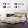 Image de Matelas 160x200 cm - Luxury - Matelas Ressorts EnsachésMousse mémoire de forme HR + Blue LatexMi-fermeépais 26 cm