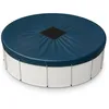 Image de Bâche Piscine Ronde 7 m 140 g/m² - Bache Hivernage Piscine Hors Sol - Filet dÉcoulement 35 x 35 cm Cordon de Serrage