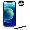 Image de [2pack] Verre trempé pour Apple iPhone 12 Mini Film de protection 2.5D avec Stylet Toproduits®