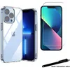 Image de Coque de protection - Toproduits® - iPhone 13 Pro Max - Transparente - Verre trempé - Souple