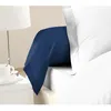 Image de LOVELY HOME Lot de 2 taies de traversin - 85 x 185 cm - 100% coton - Bleu
