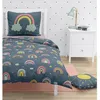 Image de Parure de couette ROUPILLON Rainbow - 2 Pcs - 140 x 200 - 100% Coton - Night