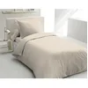 Image de PARURE DE COUETTE LOVELY HOME - 140x200 cm - 100% COTON - BEIGE CREME