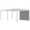 Image de HABRITA - Rideau pour pergola bioclimatique PER 3660 BI - gris