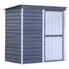 Image de Abri métal Habrita Foresta Spacemaker Shed in Box 235m2 toit 1 pente avec simple porte fermière