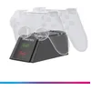 Image de Chargeur manette PS4 Oniverse Dual Station double support DualShock 4 LED Click'N Charge noir rapide