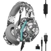Image de Casque Gaming - Oniverse - Nebula - Stéréo - LED - Haut-parleurs 50mm - Urban Camo