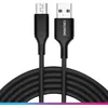 Image de Câble USB - Oniverse - Micro USB - 3m - Charge Rapide 2.4A - Compatible PS4 Xbox One Android PC - Noir