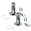Image de 2 Fixations pour échelle INOX de Piscine en diamètre 43 mm - jardiboutique
