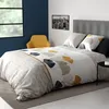 Image de Parure de lit housse de couette avec taie doreiller 100% Coton 57 fils Mangae 220x240 cm
