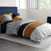 Image de Parure de lit housse de couette avec taie doreiller 100% Coton 57 fils Dakota 220x240 cm