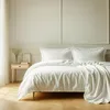 Image de Parure Housse De Couette 3pcs 260x240cm 100% Coton 57fils Blanc