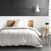 Image de Housse de couette 240x260 cm Gaze de Coton Blanc Pur