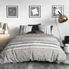 Image de Parure housse de couette 3pcs 260x240cm 100% coton 57fils lattice