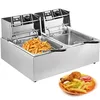 Image de Friteuse électrique - Professionnelle - 12L - 5000W - Acier inoxydable - Température 50-200°C