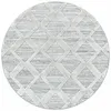 Image de ESMIYA - Tapis Berbère Rond à relief - Crème 200 x 200 cm
