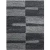 Image de ROMA - Tapis Shaggy à motifs Traits - Gris et anthracite 200 x 290 cm