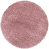 Image de MOELLEUX - Tapis cosy Rond à poils longs - Rose 200 x 200 cm