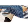 Image de Tapis - JODHPUR - Bleu - 120x180 cm - 6mm épaisseur - 720g/m² polyester
