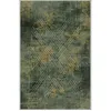 Image de Tapis - FISUN - Vert - 80x150 cm - Antidérapant - Lavable en machine - Moderne