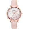 Image de Montre Femme LANNIE - PIERRE LANNIER TALLIA Cadran Blanc Bracelet Cuir Rose Boucle Doré-rose - Etanche 30m