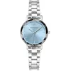 Image de Montre Femme MULTIPLES Cadran Bleu Bracelet Acier Argenté