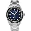 Image de Montre Homme INTI Argenté Cadran Bleu Bracelet Acier Argenté 22 MM
