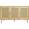 Image de Buffet style cannage Neuille - 120 x 40 x 71.5 cm - Beige