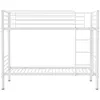 Image de Lit superposé ADAM - 90 x 190 cm - Métal - Blanc