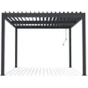 Image de Pergola bioclimatique en aluminium Windsor - 3 x 4 m - Anthracite