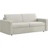 Image de Canapé convertible express en tissu Diana - Couchage 140 cm - 3 places - Beige