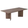 Image de Table basse en bois Sabin - 60 x 119 x 40 cm - Noyer