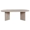 Image de Table basse en bois Sable - 60 x 119 x 40 cm - Travertin