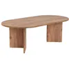 Image de Table basse en bois Sable - 60 x 119 x 40 cm - Pin atlantique