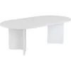 Image de Table basse en bois Sable - 60 x 119 x 40 cm - Blanc