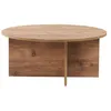 Image de Table basse en bois Soleil - 90 x 90 x 40 cm - Pin atlantique