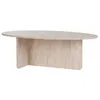 Image de Table basse en bois Orba - 120 x 65 x 40 cm - Travertin
