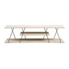 Image de Meuble TV en bois Canaz - 120 x 30 x 33 cm - Beige