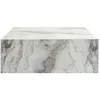 Image de Table basse en bois Prizma - 90 x 90 x 35 cm - Marbre Freesia
