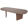Image de Table basse en bois Ovalis - 130 x 65 x 40 cm - Noyer