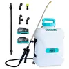 Image de Pulvérisateur à batterie 20V 12L 5 Bar + 2 Batteries lithium 4.0Ah + Chargeur + 2 Lances Fibre et Inox + 4 buses INTEC