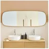 Image de Miroir rectangulaire chêne FLOKI 50x140