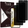 Image de Tikawi x3 Verres trempés Anti-Espion 9H Samsung Galaxy S22 Plus (6.6) Protection Ecran Haute résistance - [Anti-traces] - Film x3