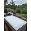 Image de Bâche Hivernage Filet Blanc 350 g/m² Traitée Anti-UV 760 x 460 m pour Piscine Max. 7 x 4 m - Fabrication Française Direct Usine