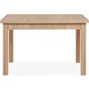 Image de Table à manger extensible 6 à 8 personnes effet chêne 120/200 cm - Louca
