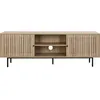 Image de Meuble TV 2 portes couleur chêne 160 cm - Solna