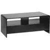 Image de Meuble TV décor bois arrondi 2 tiroirs 110cm MILO