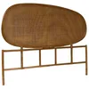 Image de Tête de lit organique en rotin foncé SAMOA 140cm
