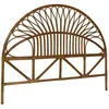 Image de Tête de lit en rotin foncé L 140 x P3 x H115cm